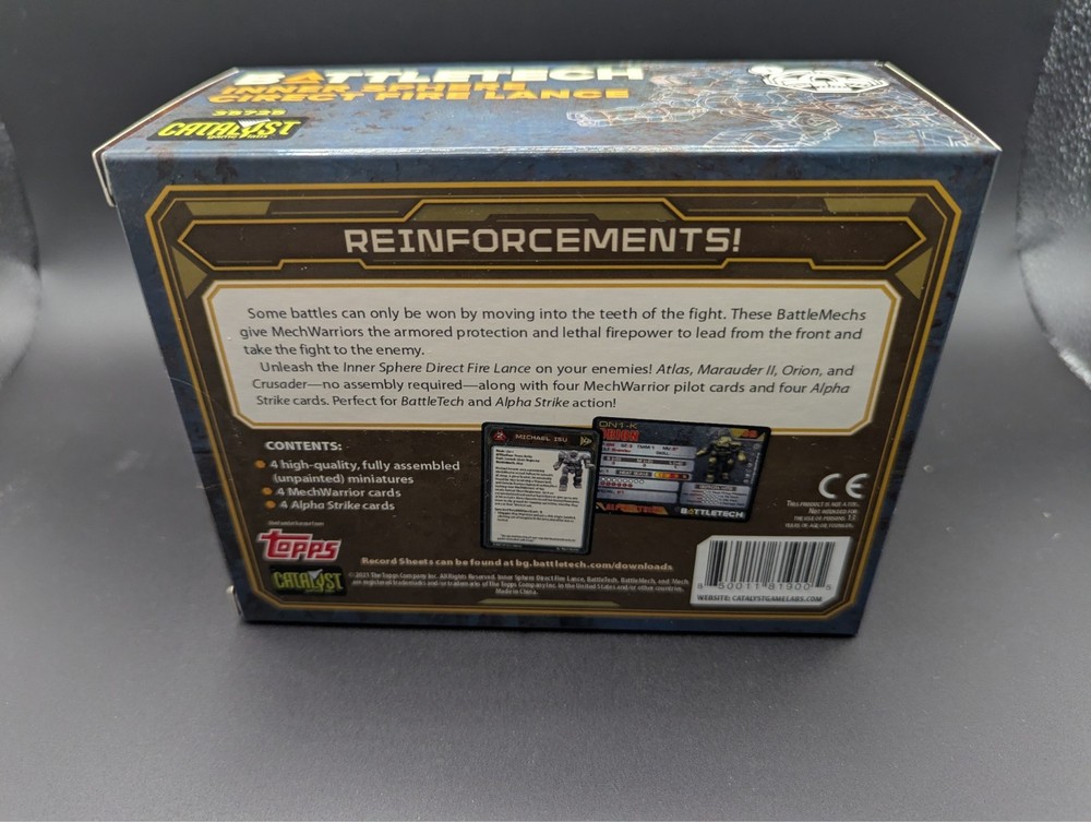 BattleTech Inner Sphere Direct Fire Lance Miniatures Pack Catalyst