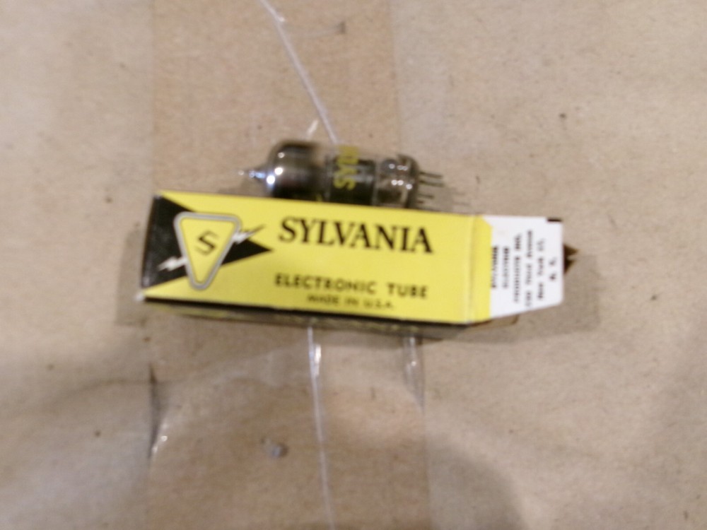 OEM VINTAGE ELECTRONIC TUBE SYLVANIA 6AS8