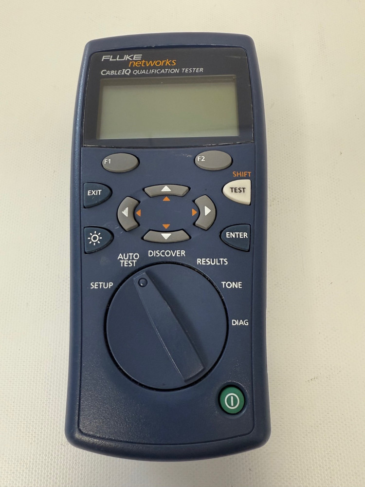 FLUKE NETWORKS CABLEIQ QUALIFICATION TESTER CIQ-100