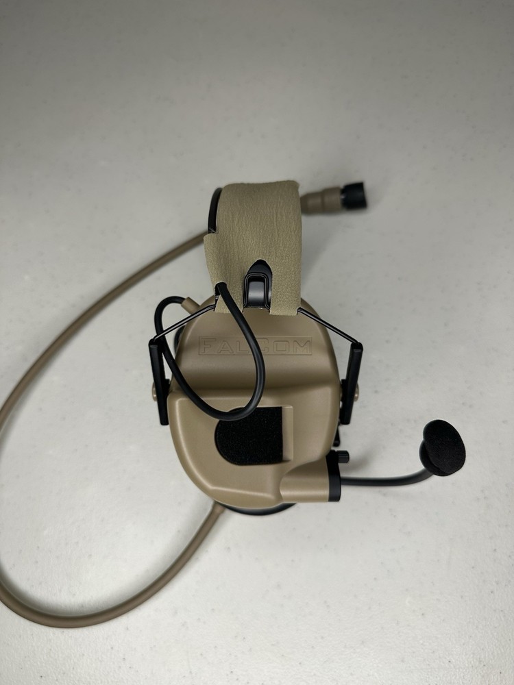 FalCom OTE2000 Over The Ear Headset Tan New Without Box