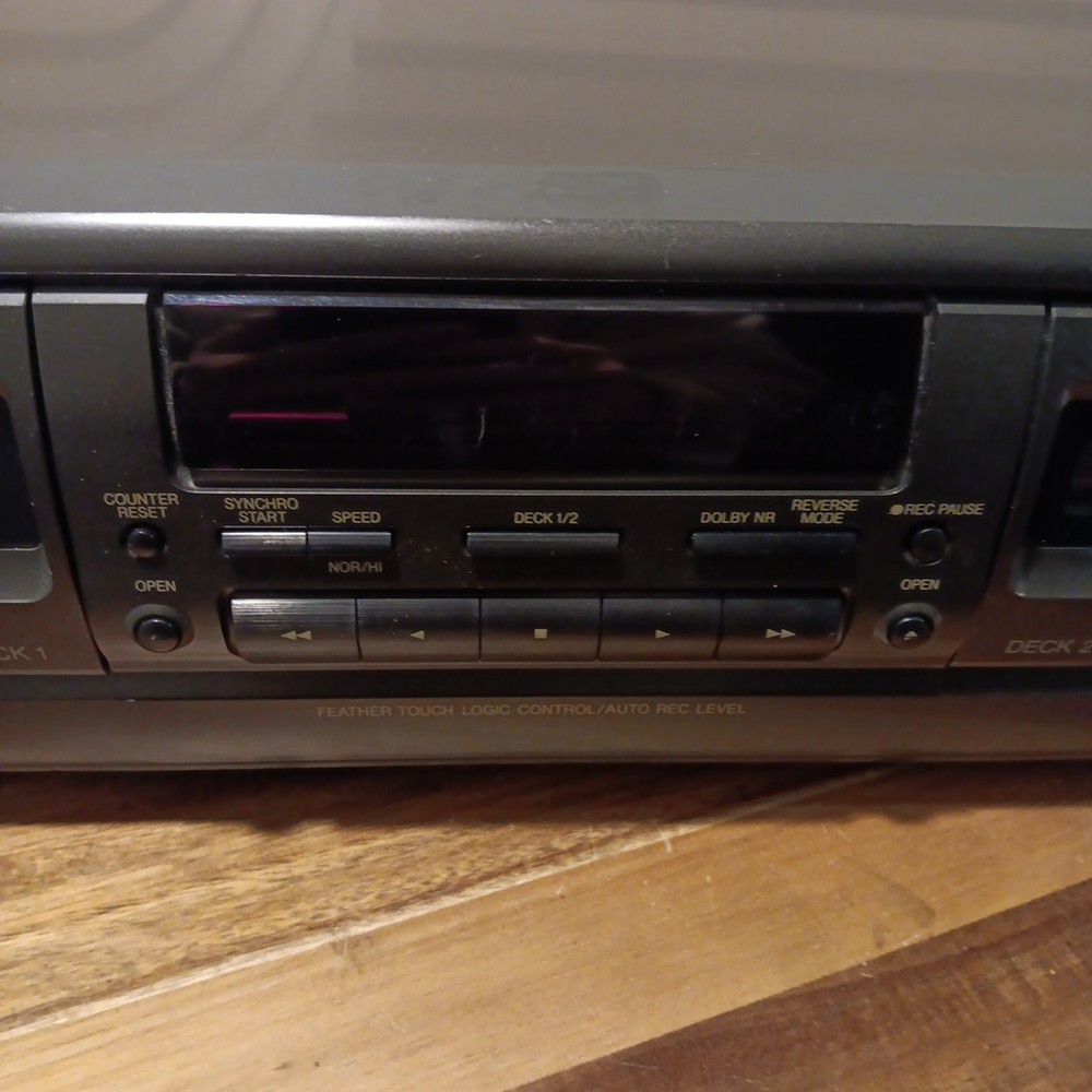 Technics RS-TR272 Dual Cassette Deck Feather Touch Control ONLY DECK 2 WORKS