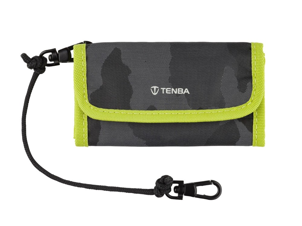 Tenba Tools Reload SD 9 - Black Camo/Lime- SD Memory Card Wallet