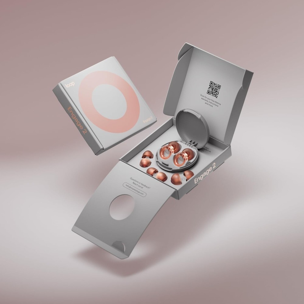 Loop Engage 2 Ear Plugs Everyday Noise Relief with Clear Speech