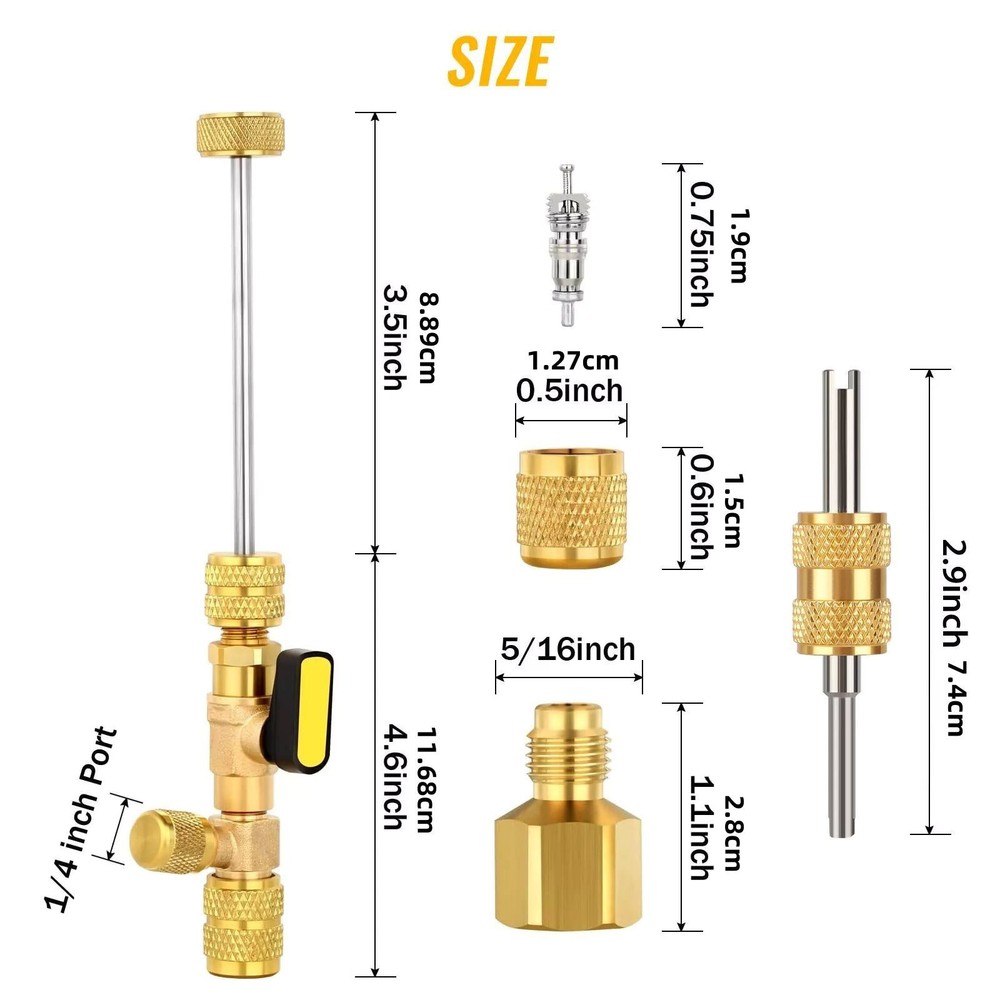 High Quality Valve Core Remover&Installer For Multi-specification Air Condition