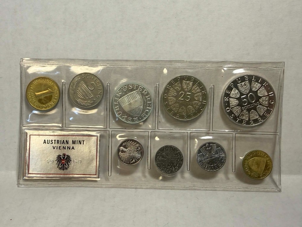 1969 AUSTRIA MINT VIENNA PROOF SET