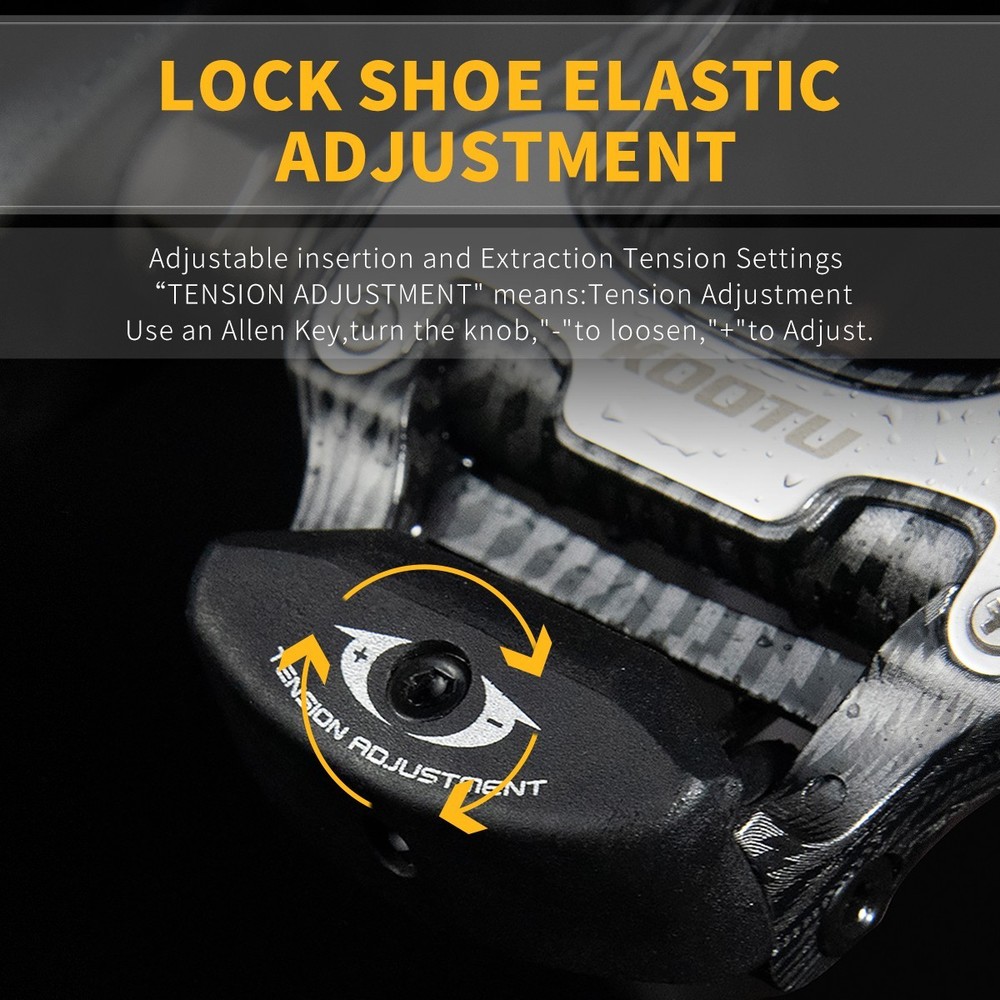 Road bike clipless pedals, with cleats sets for look KEO system