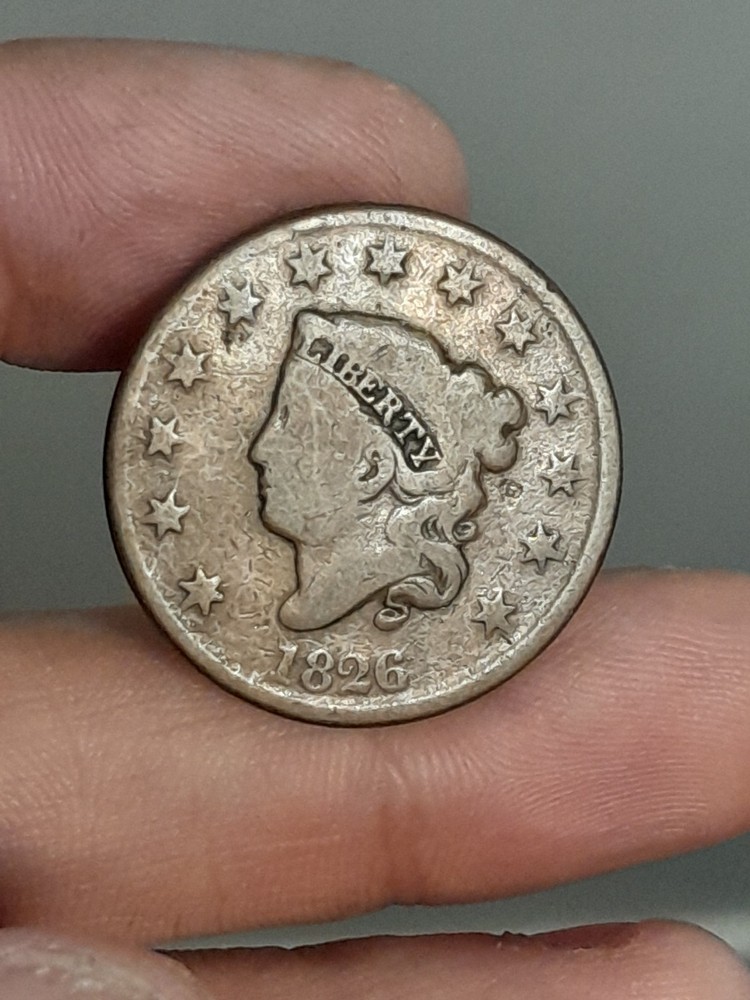 1826 Coronet Head Large Cent