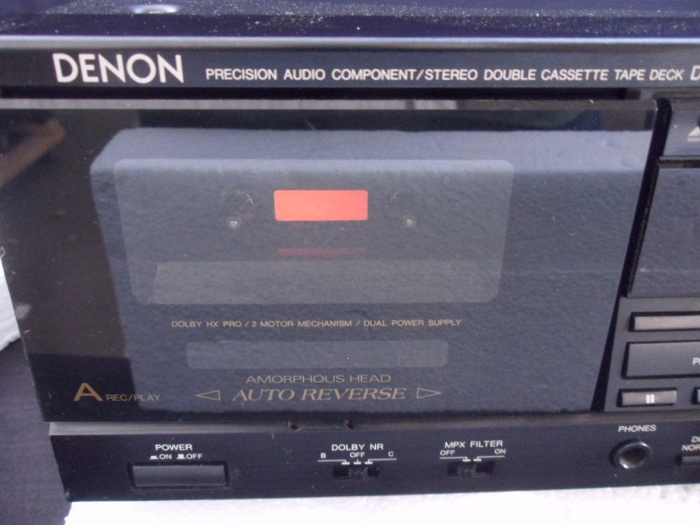 Denon DRW-850 Stereo Double Cassette Tape Deck