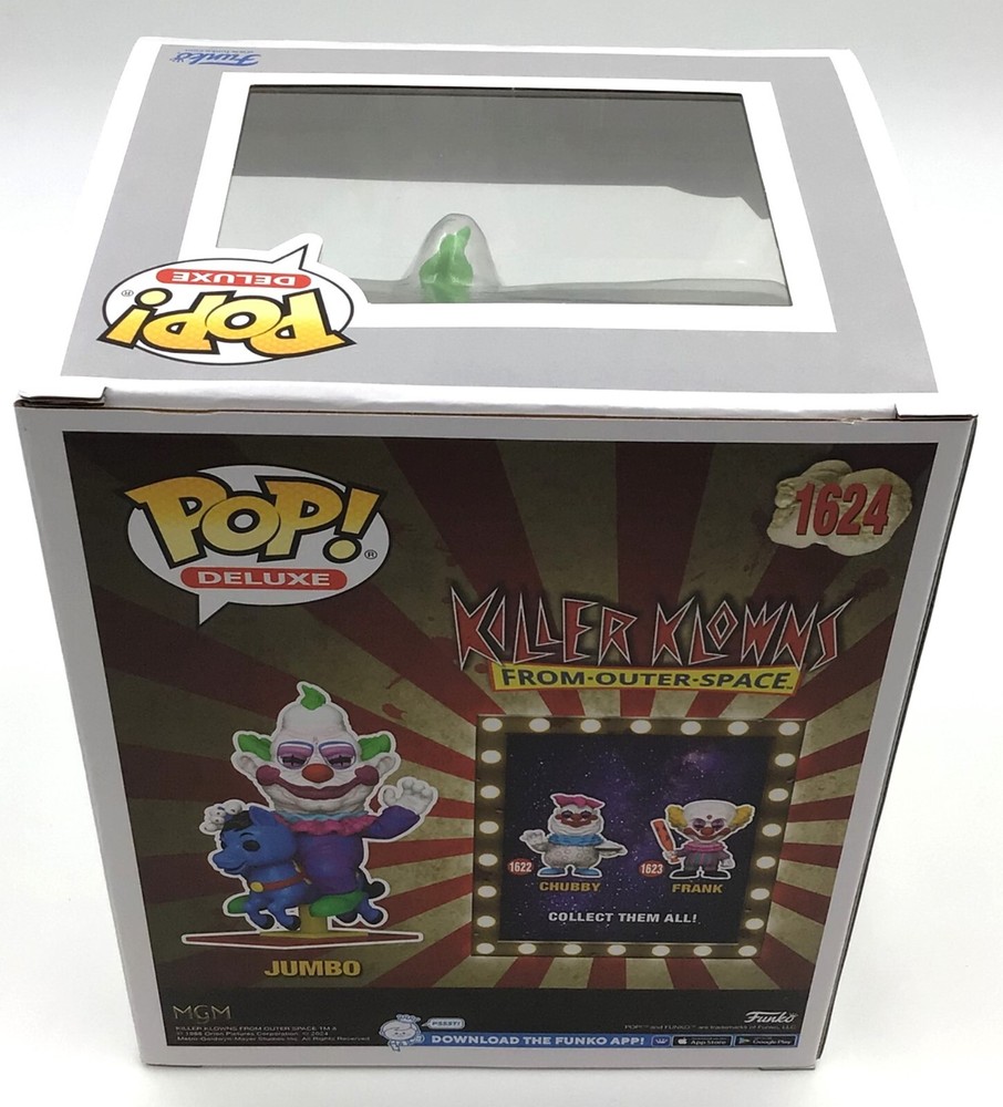 Funko Pop! Deluxe Killer Klowns from Outer Space 6" Jumbo #1624 with Protector