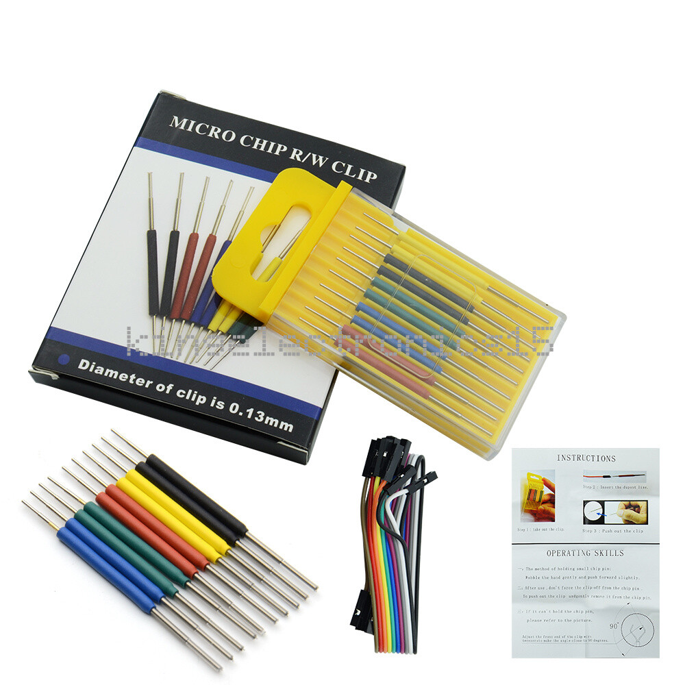 Universal Chip IC Test Clip Socket Adpter Programmer SOP SOIC TSOP MSOP SSOP