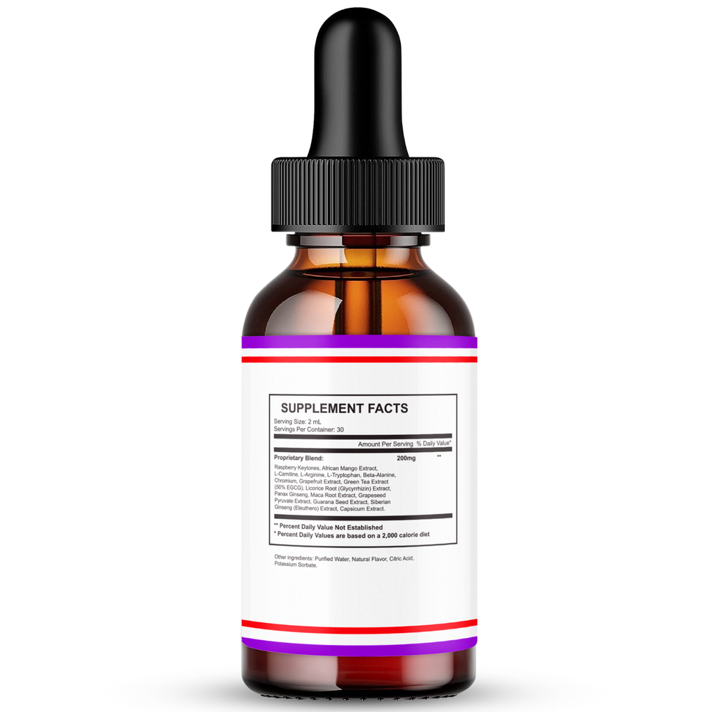 Mounja Burn Pro Drops - Official Liquid Drops Supplement (5 Pack)