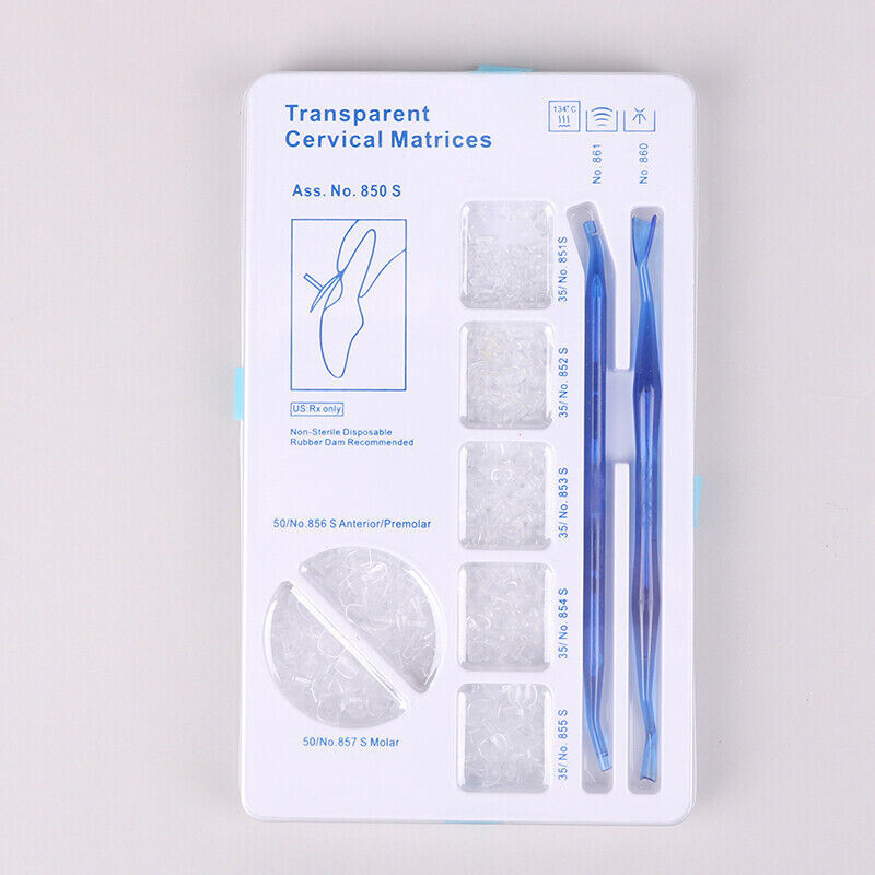 Dental Transparent Cervical Matrices Retractor Matrix Composite Gingival Veneer