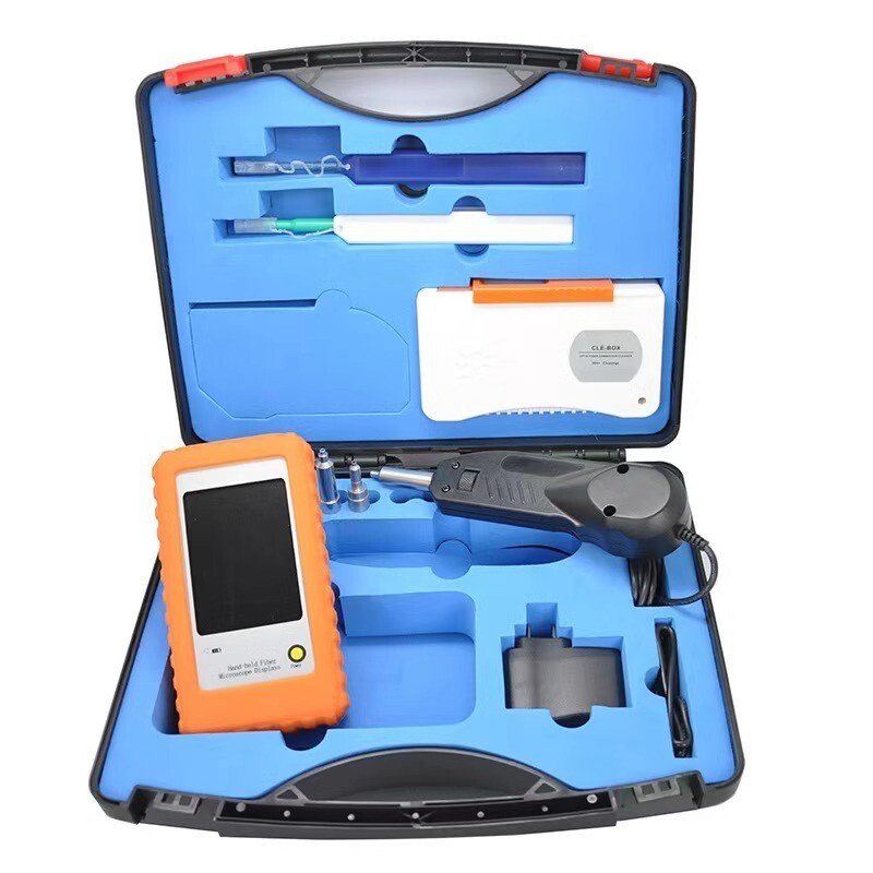 Fibre Optic Endface Tester Handheld Magnifying Glass Inspection Microscope