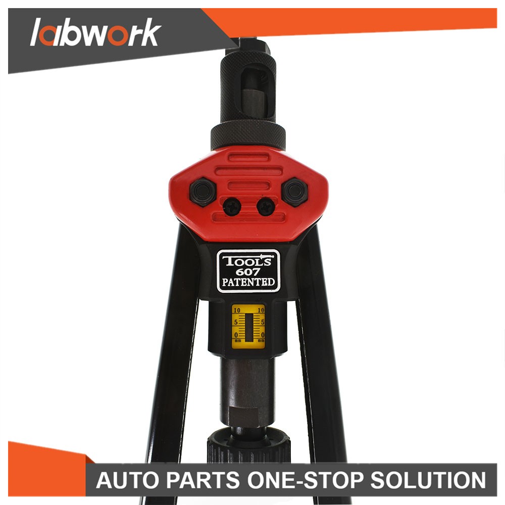 Labwork Rivet Gun Kit Blind Riveter Gun 11 Set Interchangeable Mandrel Kit 16"