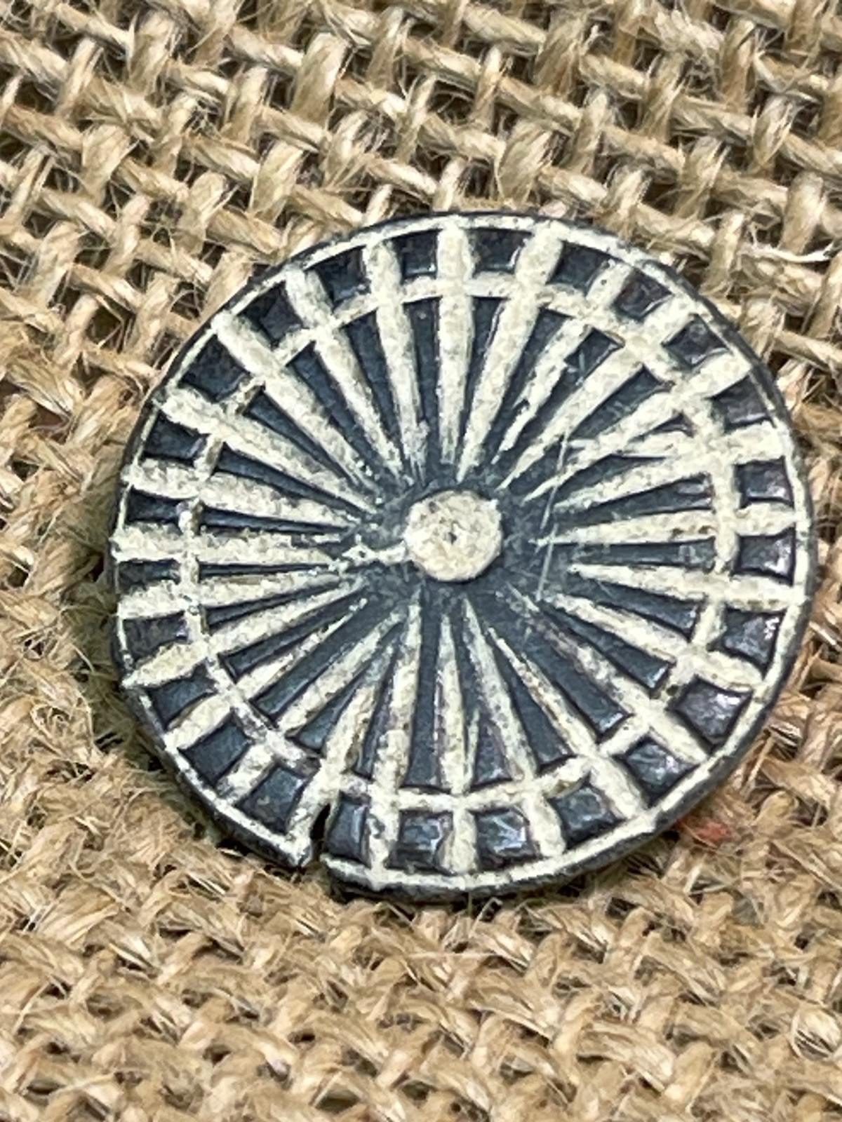 Three Dug Civil War Period Flower Type Buttons Recovered At Savannah Ga