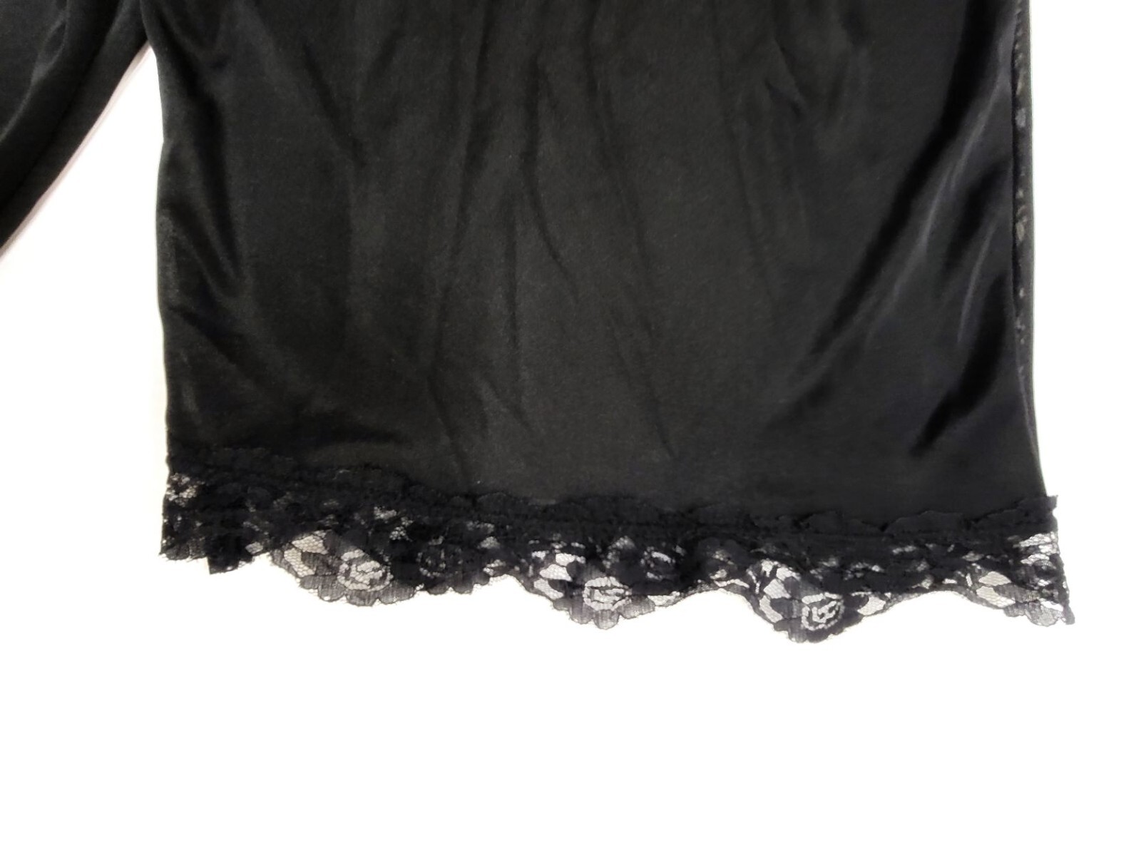 3 Pack Lady Lace Trim Satin Nylon Classic Half Slip Shorts Bloomer Pettipants