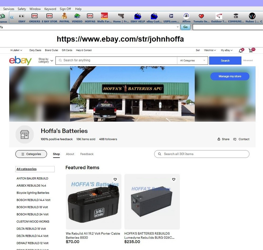 BATTERY PACK REBUILDERS