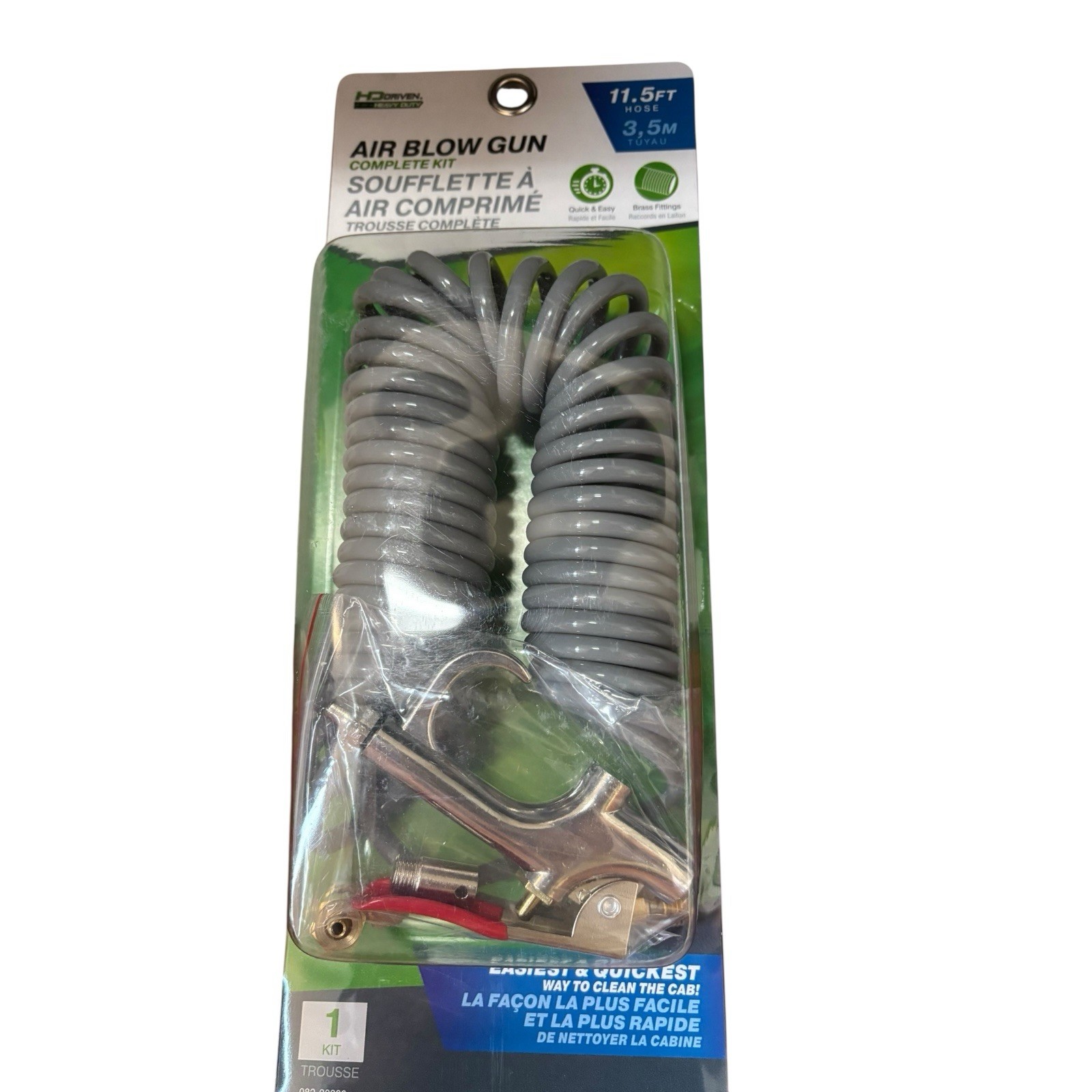 082-90000  Lynco Air Seat Blow Gun Kit with Hose for Truck Cab Cleaning