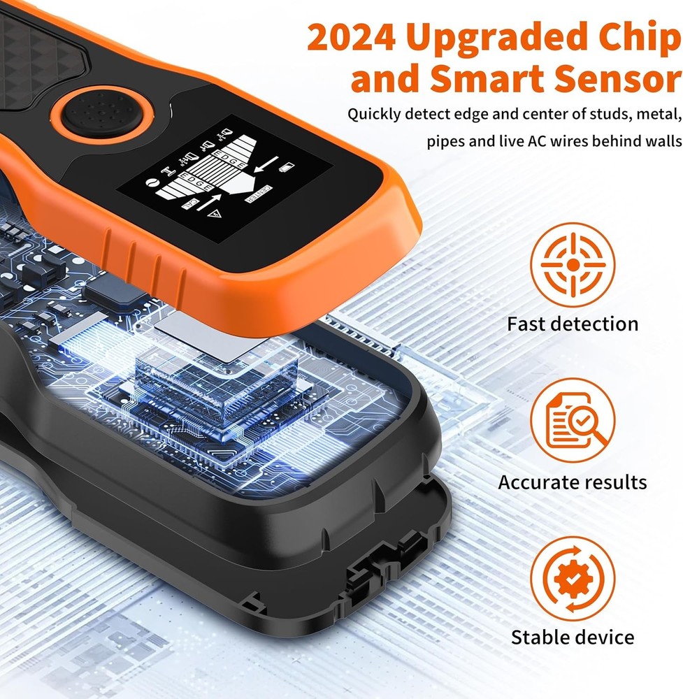 Wall Detector Five-in-One Detector with Enhanced Smart Chip