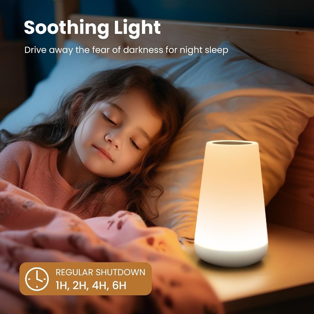 THAUSDAS Dimmable Touch Lamp Night Light