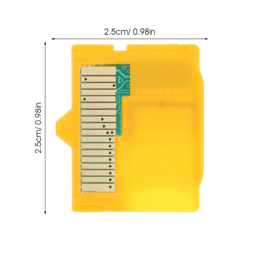 1PC MASD-1 Camera TF to XD Insert Adapter for MicroSD / MicroSDHC (Yellow) US