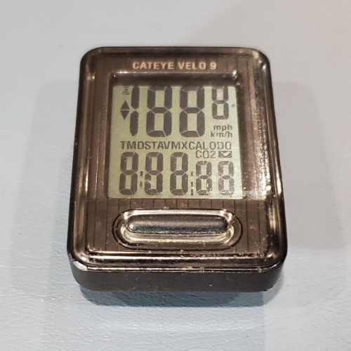 Cateye Velo 9 Wired Bike Computer - Computer Only