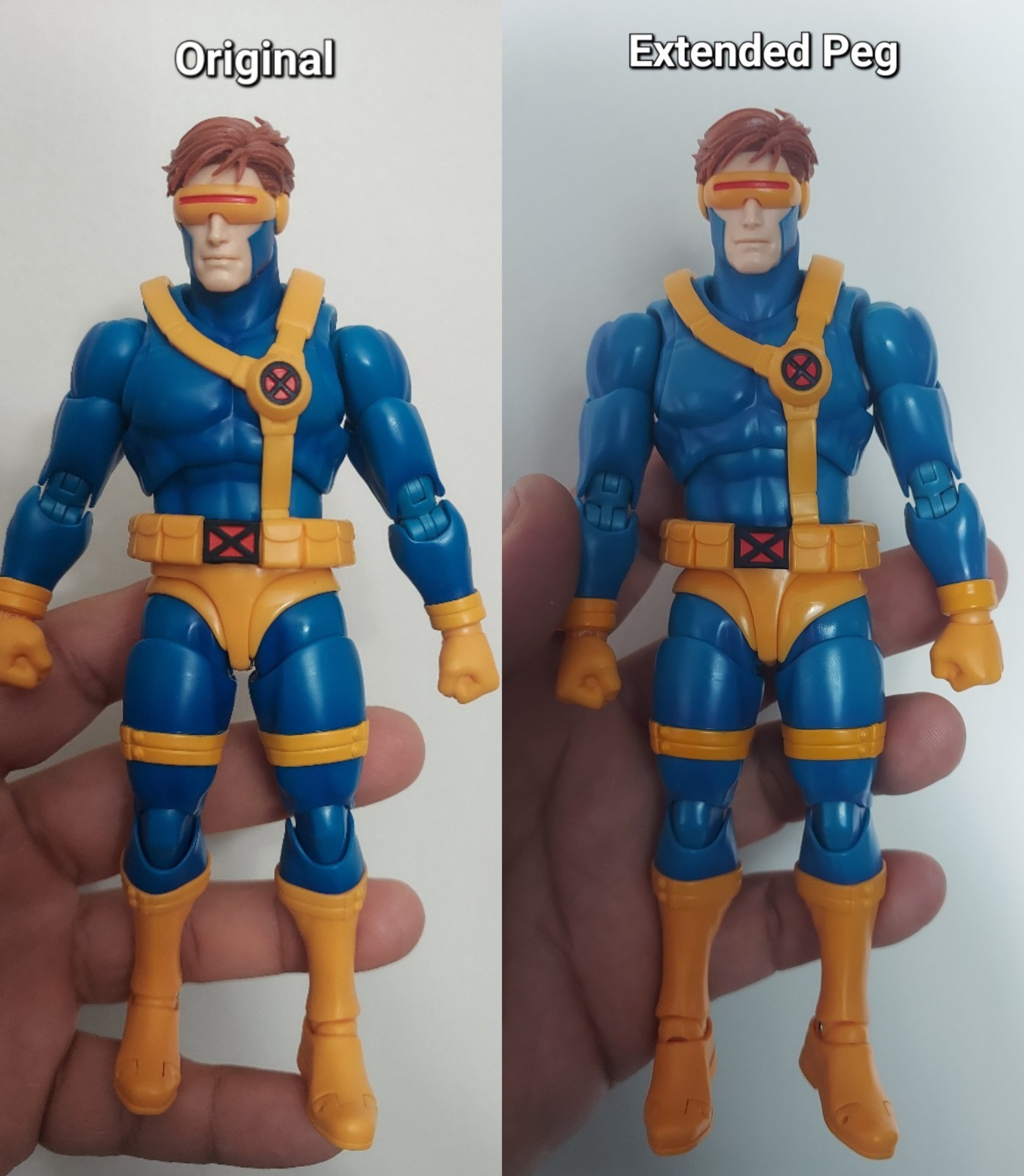 Custom Chest Extension Joint for S.H. Figuarts Cyclops - READ DESCRIPTION