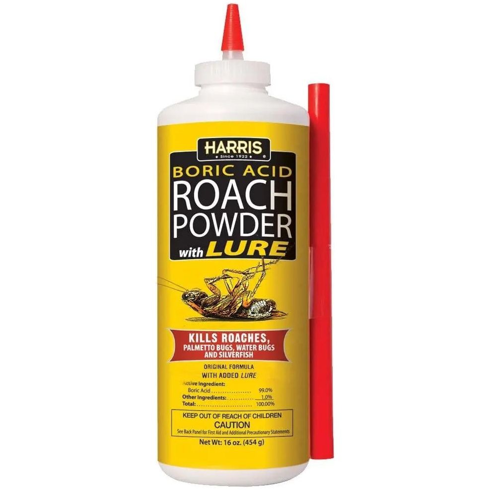 Harris Boric Roach Powder with Lure 16 oz. 2-Pack