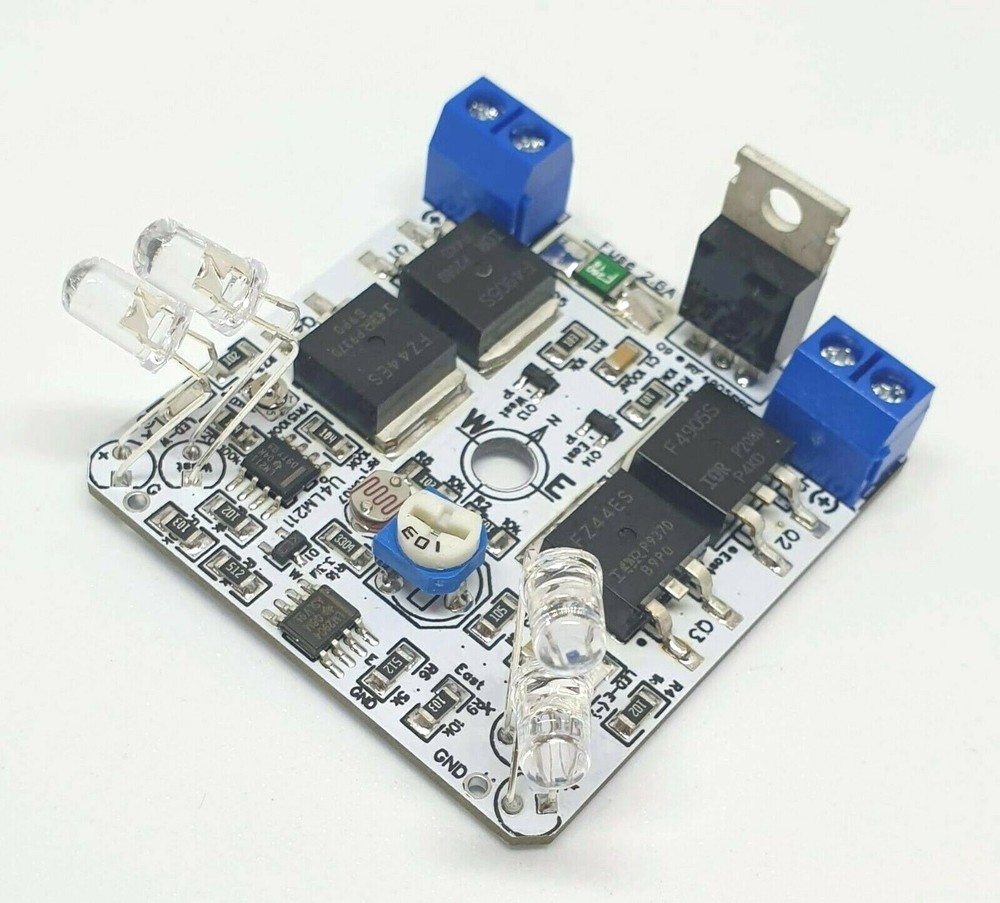MKIII 12V DIY Single Axis PV Panel Sun Tracking Control Board + 10A Relay Module