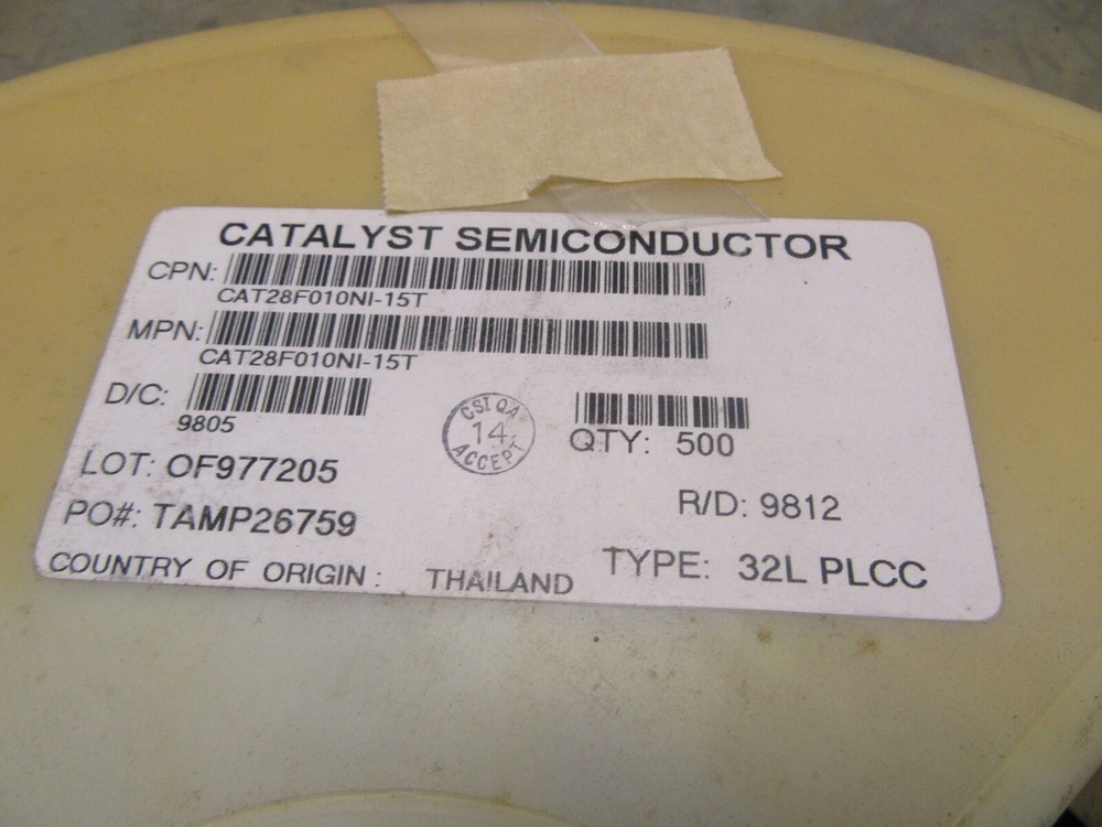 partial spool cat28f010ni-15t 1mbit parallel flash memory ic chips [5*E-17.5]