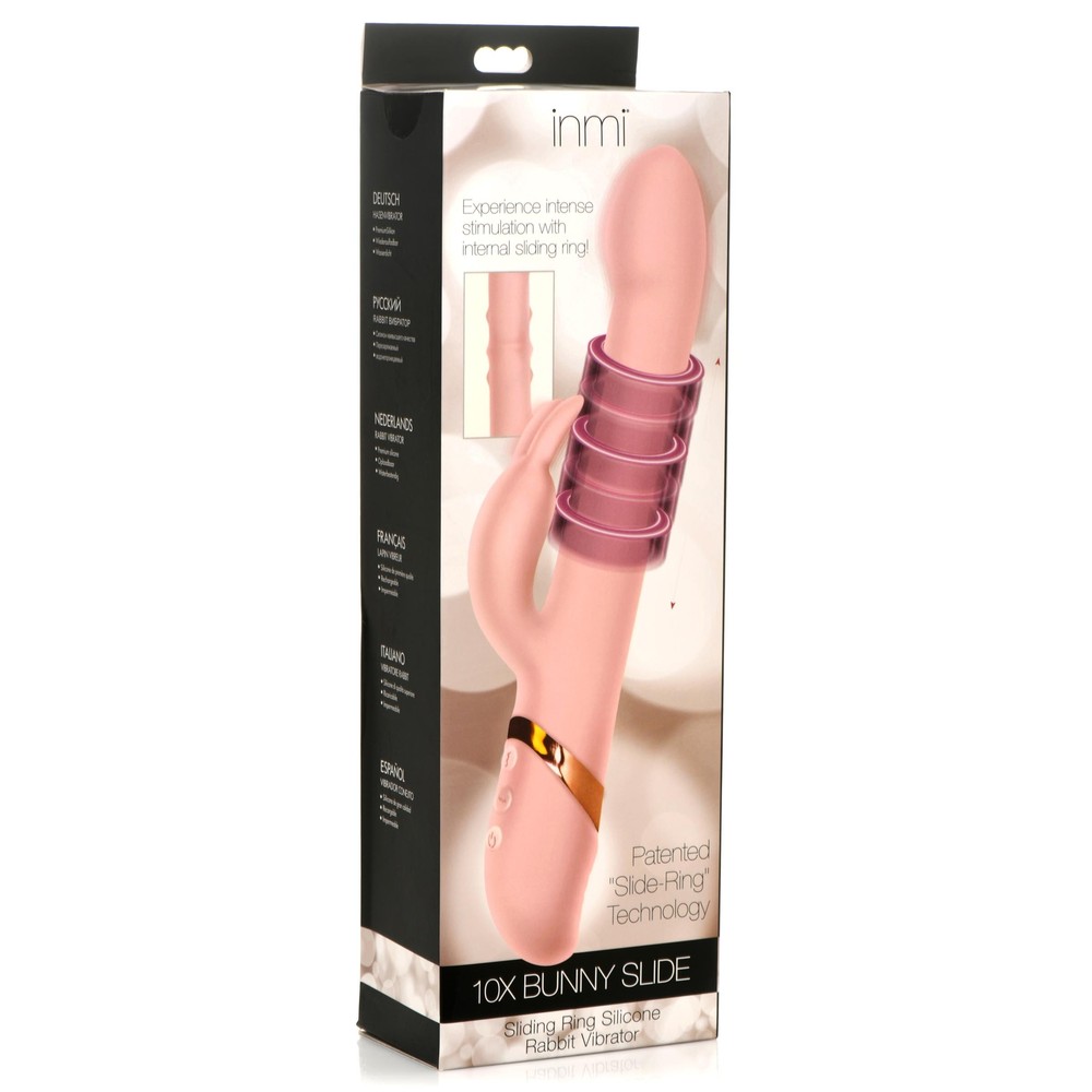 Waterproof Rechargeable Rabbit Stimulator Multi-function Silicone Vibrator