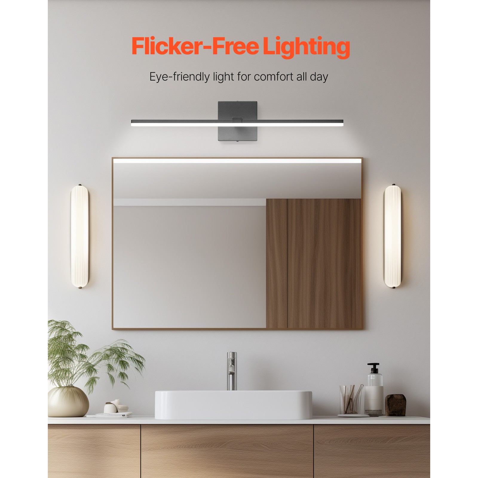 Bathroom Vanity Light Bar 24.02-Inch 18W LED Modern Light Fixture Over Mirror