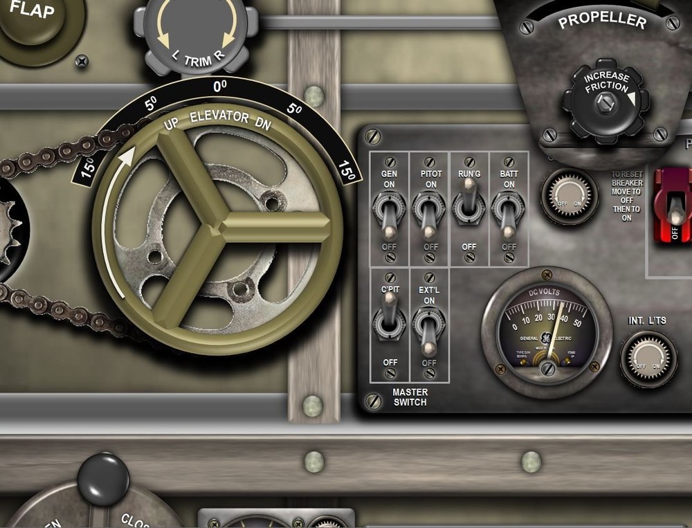 P36 HAWK 75 COCKPIT instrument panel CDkit
