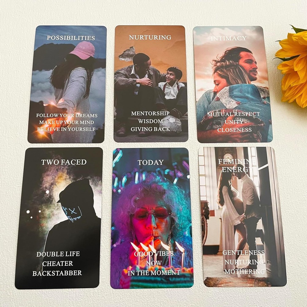 What's The Vibe Oracle Cards Deck, for Beginners, Deck...