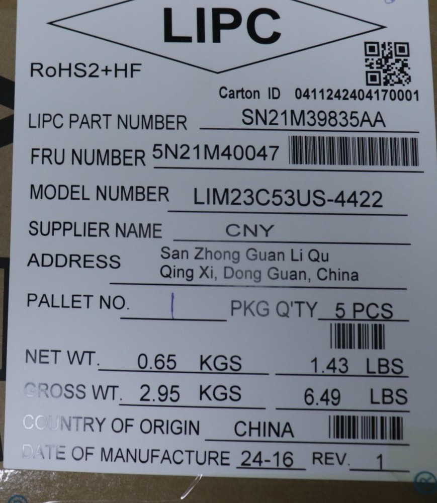 5N21M40047 4C6TT50N-BK-CHY-ENG