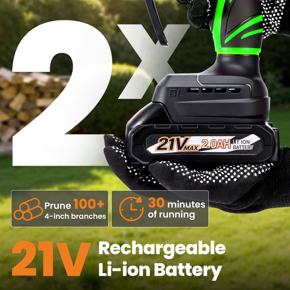 3 Chains for Mini Chainsaw Cordless 21V Battery Powered with Guide Bar Pruning