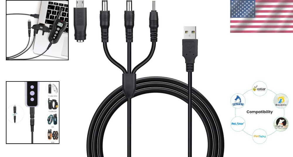 Versatile Micro USB Charger for Barking Collars - Compatible with Top Brands