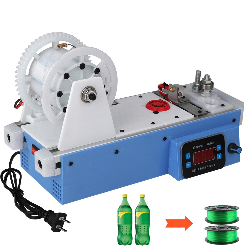 3D Printer Filament Extruder Desktop Plastic Recycling Machine Digital Display