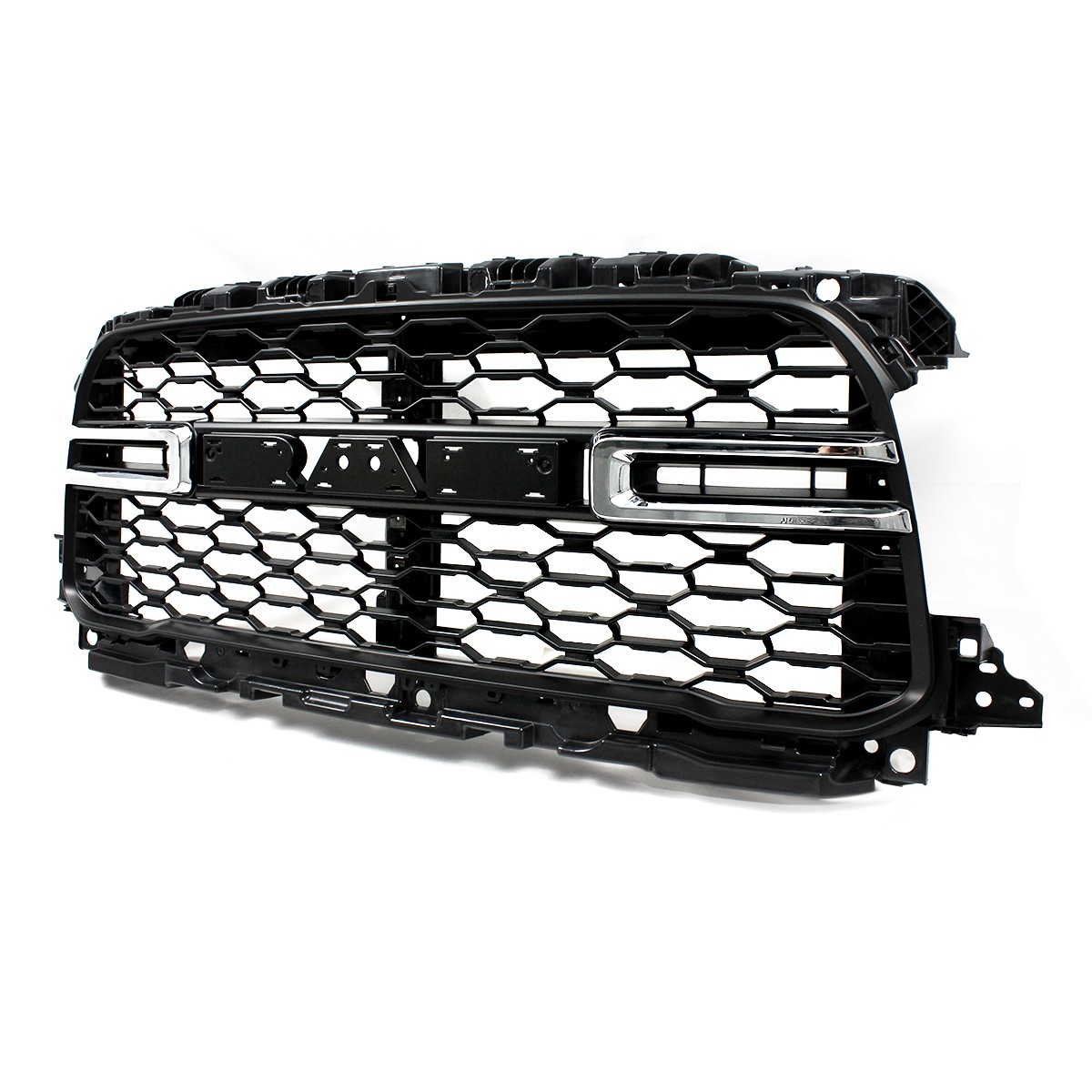 New Chrome Front Bumper Grille Grill Fits 2019-2024 Ram 2500 3500 104-11311G US