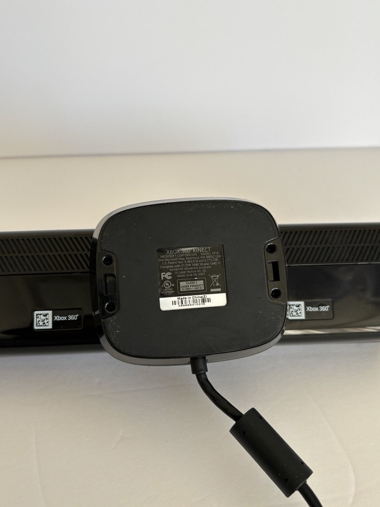 Microsoft Xbox 360 Kinect Sensor Bar Model 1414 Black Tested & Working