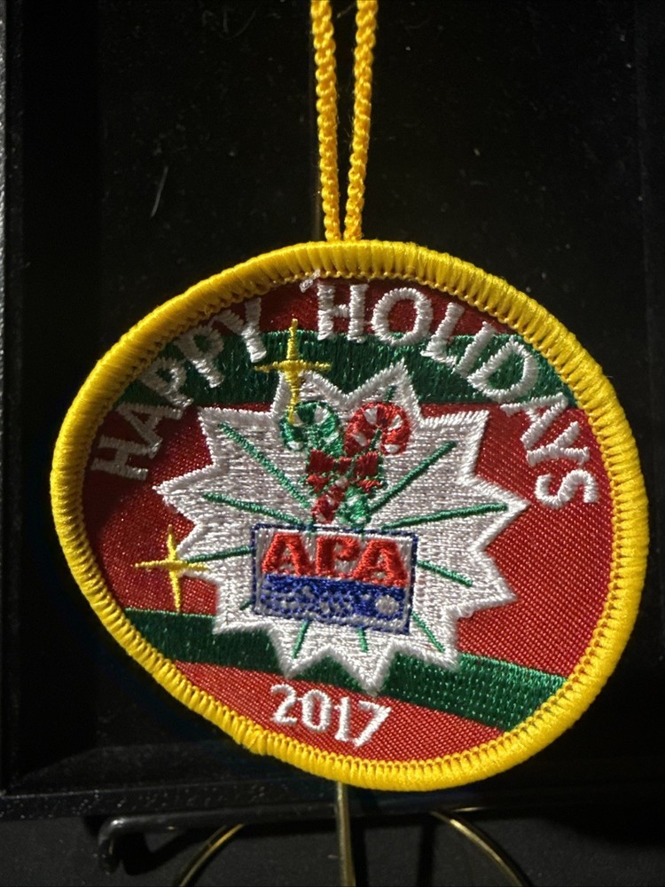 APA Happy Holidays 2017 Ornament Patch
