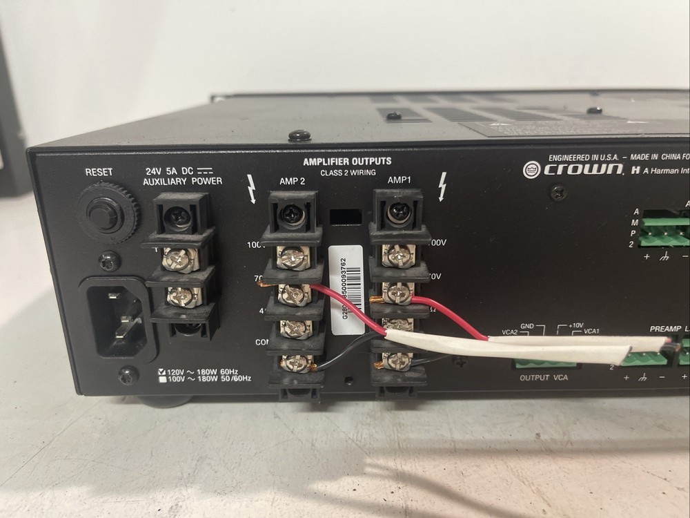 Crown 280 A 2 Channel Stereo Amplifier