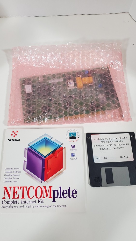 PC Computer Internal 33.6K FaxModem ISA Card