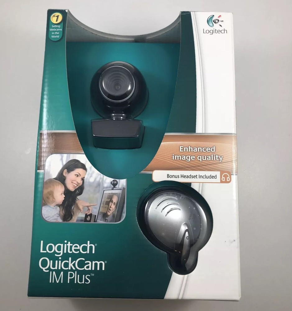 LOGITECH Quick Cam IM PLUS WEBCAM with headset