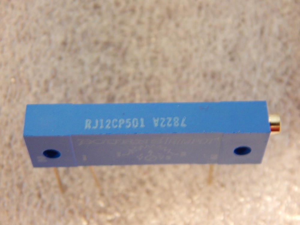 PN# RJ12CP501  - BOURNS TRIMPOT - RESISTOR VARIABLE