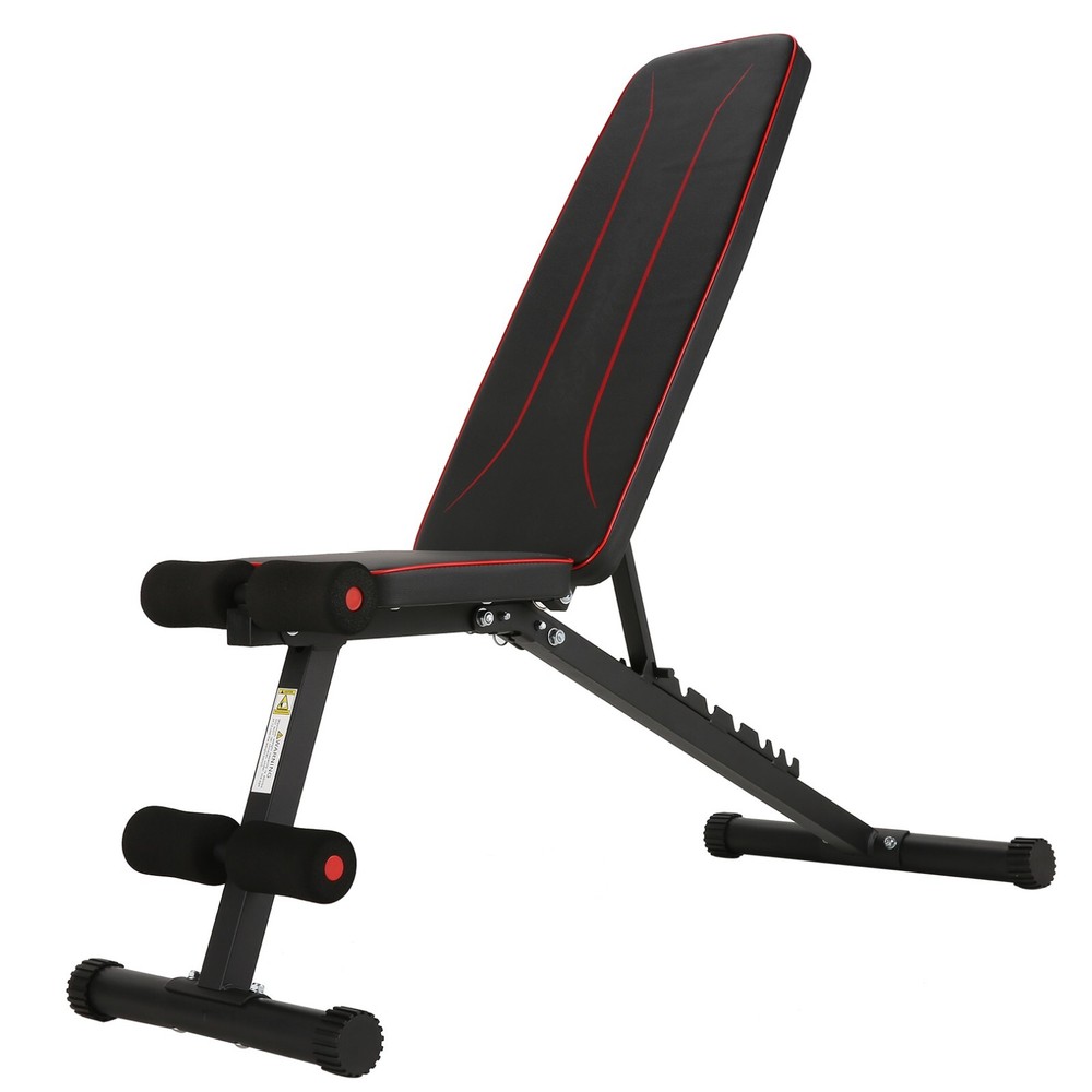 660 LBS Foldable Adjustable Weight Bench with 8 Positions Incline Decline Bench