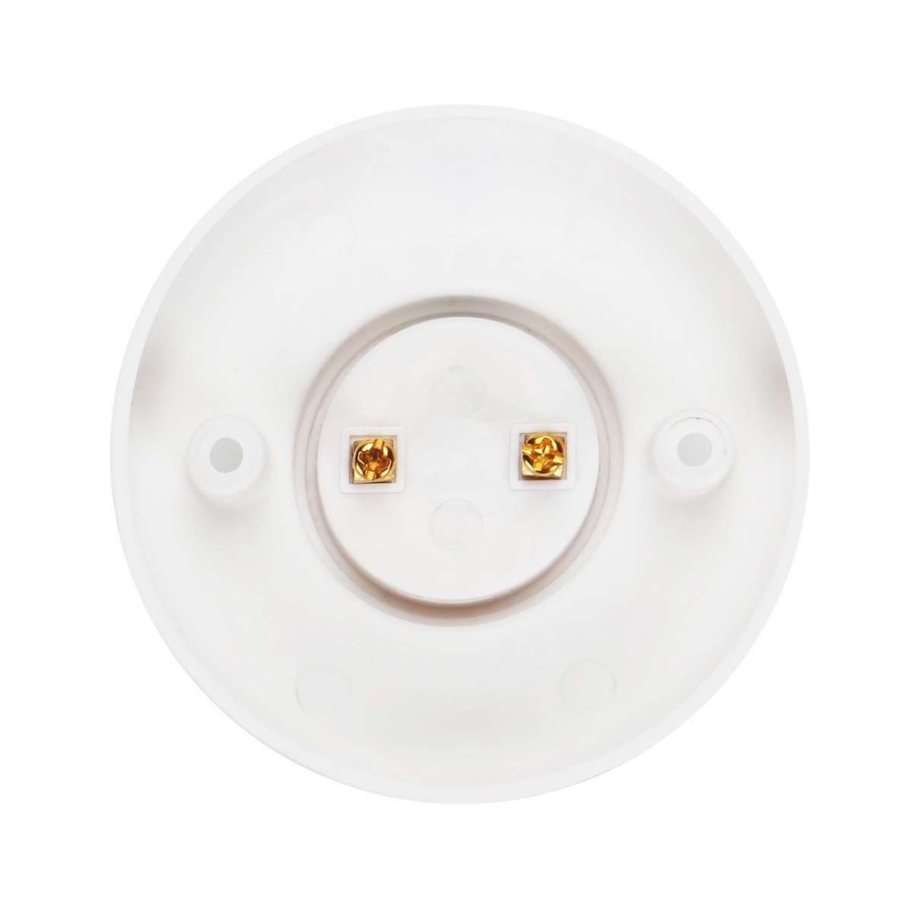 1-20 Pcs E27 Light Bulb Pendant Lamp Fixing Base Holder Screw Cap Socket Round
