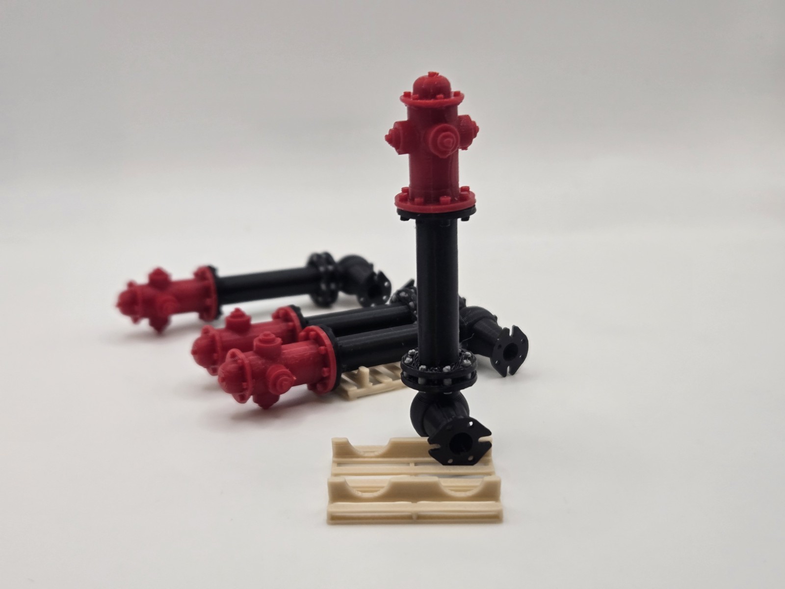 1/50 Scale Fire Hydrants with Valve *4 Pack*