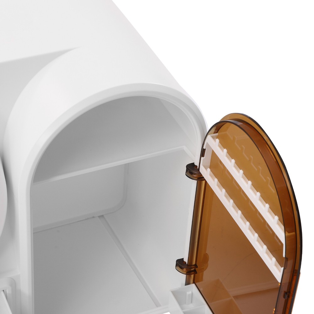 Combined Cosmetic Large Capacity Storage Box Multi Function With USB LED Light