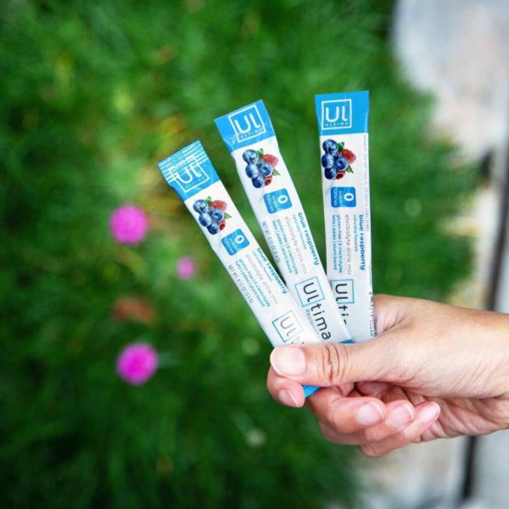 Ultima Replenisher Electrolyte Hydration Drink Mix, Blue Raspberry, 20 Serving S